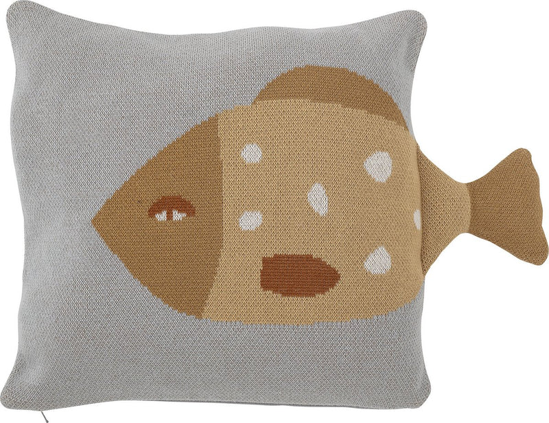 Cuscino mini larle Bloomingville, blu, cotone oeko-tex®