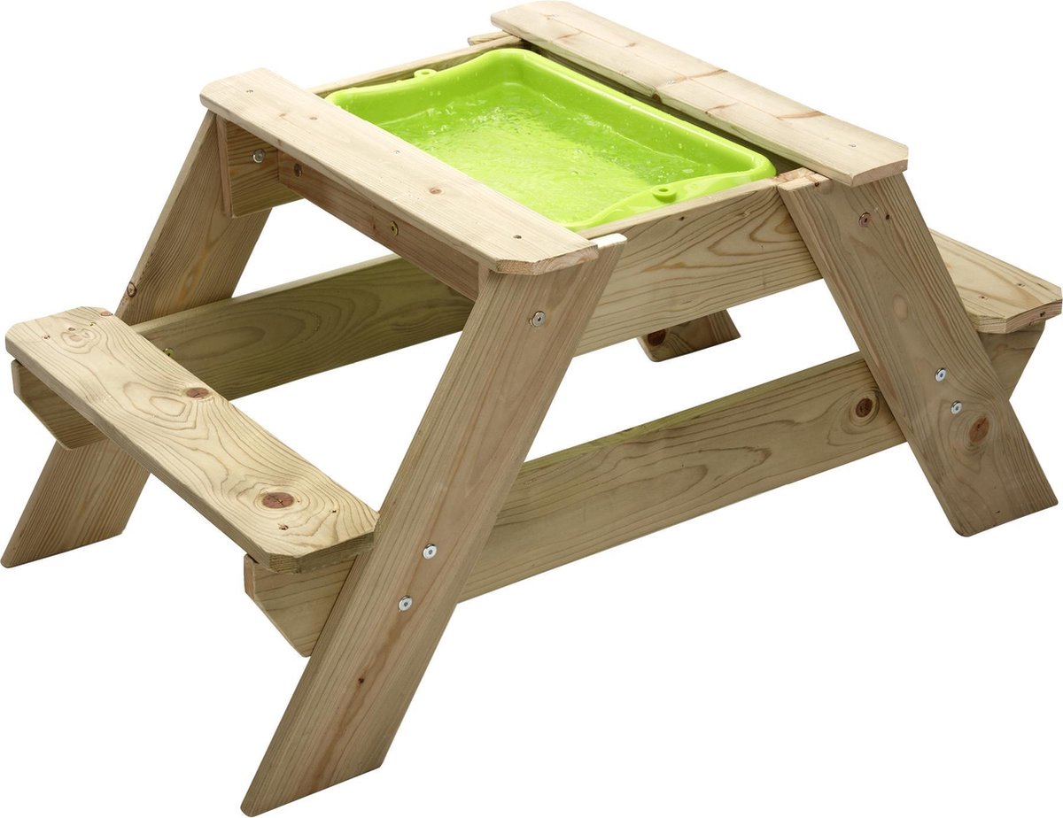 Tp toys tp zand- en picknicktafel voor 2 joy hout