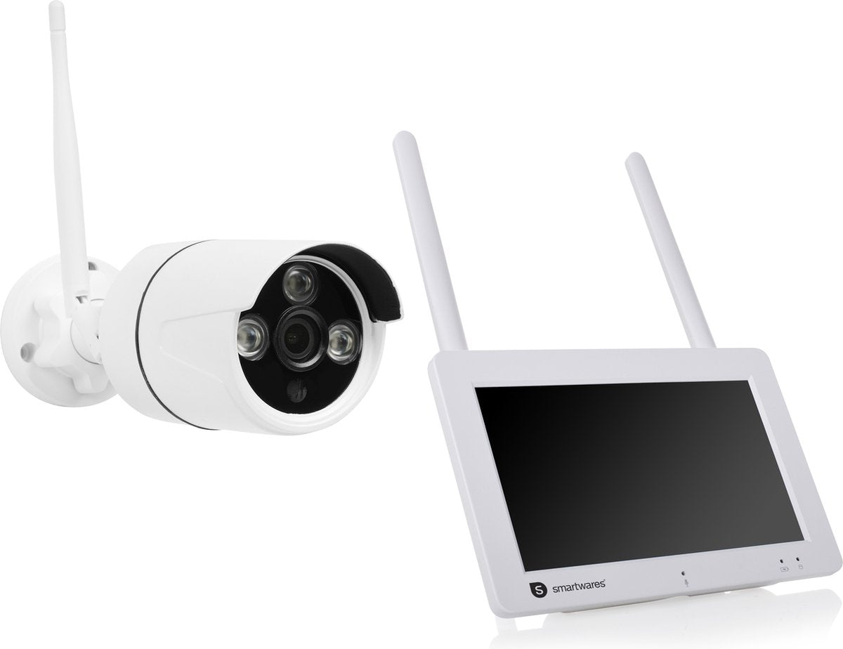 Set telecamera di sicurezza wireless Smartwares CMS-30400 – Sicurezza ottimale per la tua casa – completamente wireless