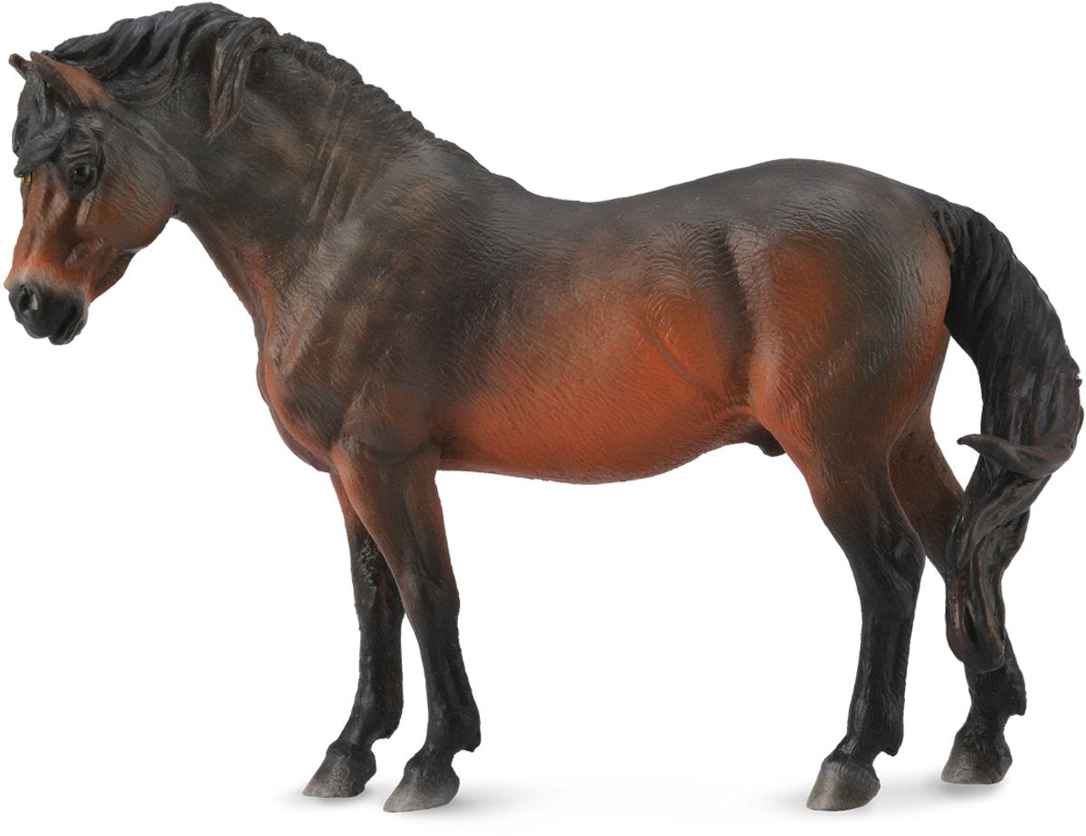 Statuetta Collecta - pony dartmoor castano - (l) - cavalli - dipinta a mano - miniatura