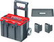 Maleta del sistema Einhell e-case l - máx. capacidad de carga: 120 kg - almacenamiento y transporte universal de accesorios y herramientas - con ruedas - apilable - conectable