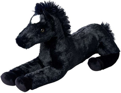 Simba toys plush lying horse - black plush cuddly toy of 60 cm