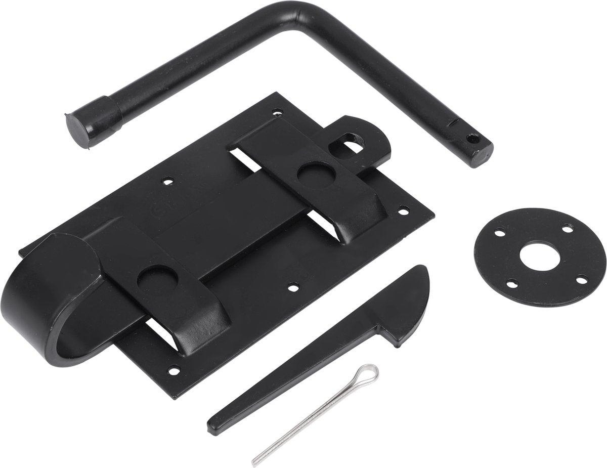 Set maniglie per cancelli Starx senza marchio senza marchio - nero - raccordo per cancello - acciaio