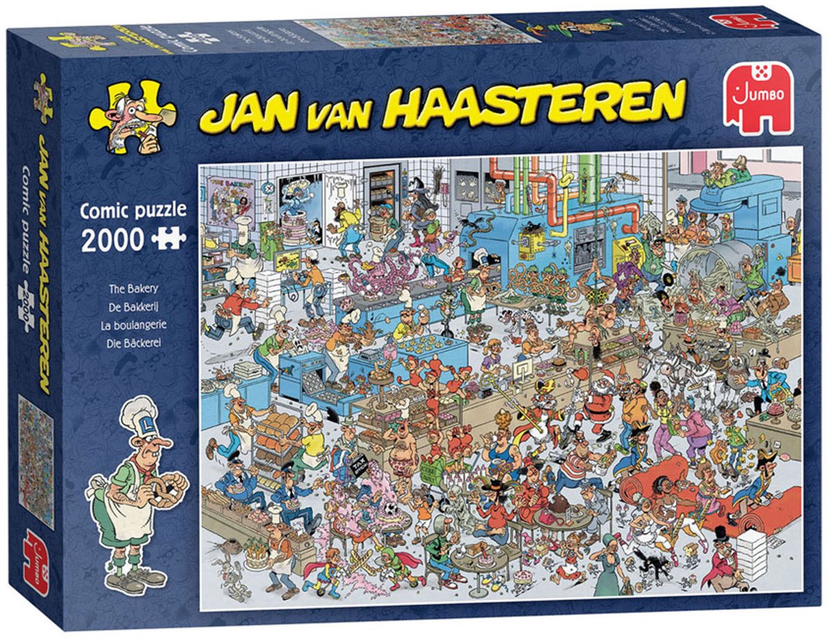 Puzzle Jumbo Jan van Haasteren la panetteria - 2000 pezzi.