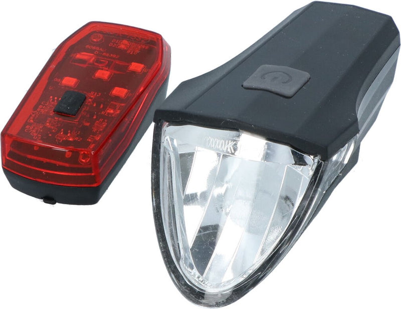Dresco USB illuminazione per bicicletta rasoio 60 lux - lampada anteriore e posteriore per bicicletta