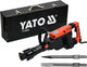 Yato breekhamer sloophamer | 1600w | 230v | 70j | hex | oliegekoeld | incl. koffer en 2 beitels