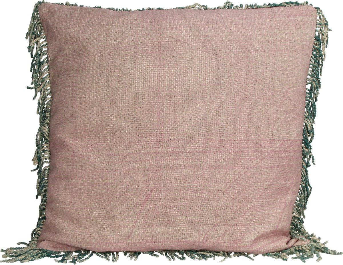 Cuscino collezione HD frange cotone 45x45xcm