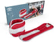 Pesas para muñecas y tobillos Umbro - 2 piezas de 1000gr - ajustables con velcro - ajuste cómodo - gris rojo