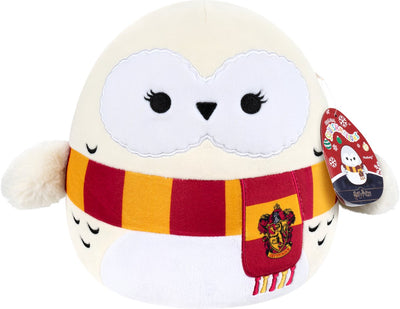 Jazwares squishmallows - peluche hedwig harry potter con bufanda 25cm