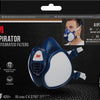 3m 1074306 - mascarilla bucal con filtro a1p2 | 4 piezas
