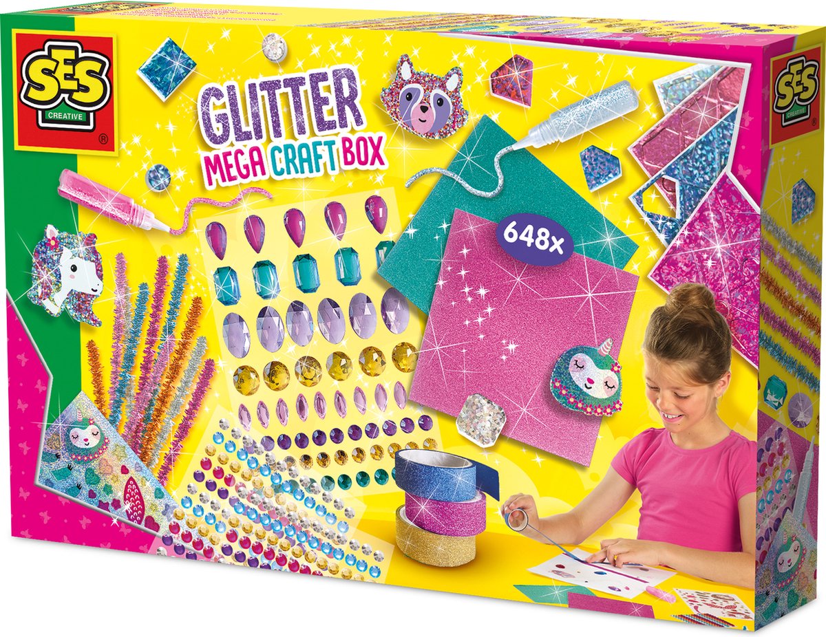 Ses creative ses glitter mega knutselbox