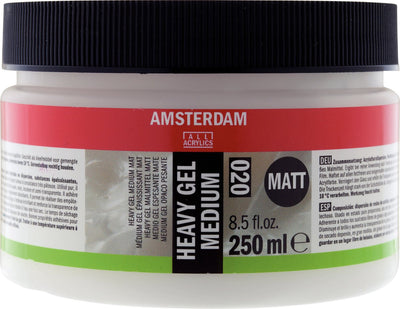 Pintura Amsterdam botella mediana 250 ml - gel pesado - mate