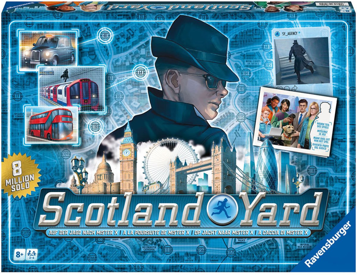 Ravvensburger Scotland Yard 23 Board Game