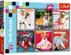 Puzzle Trefl - puzzle 200 pezzi - cani felici - cartone.