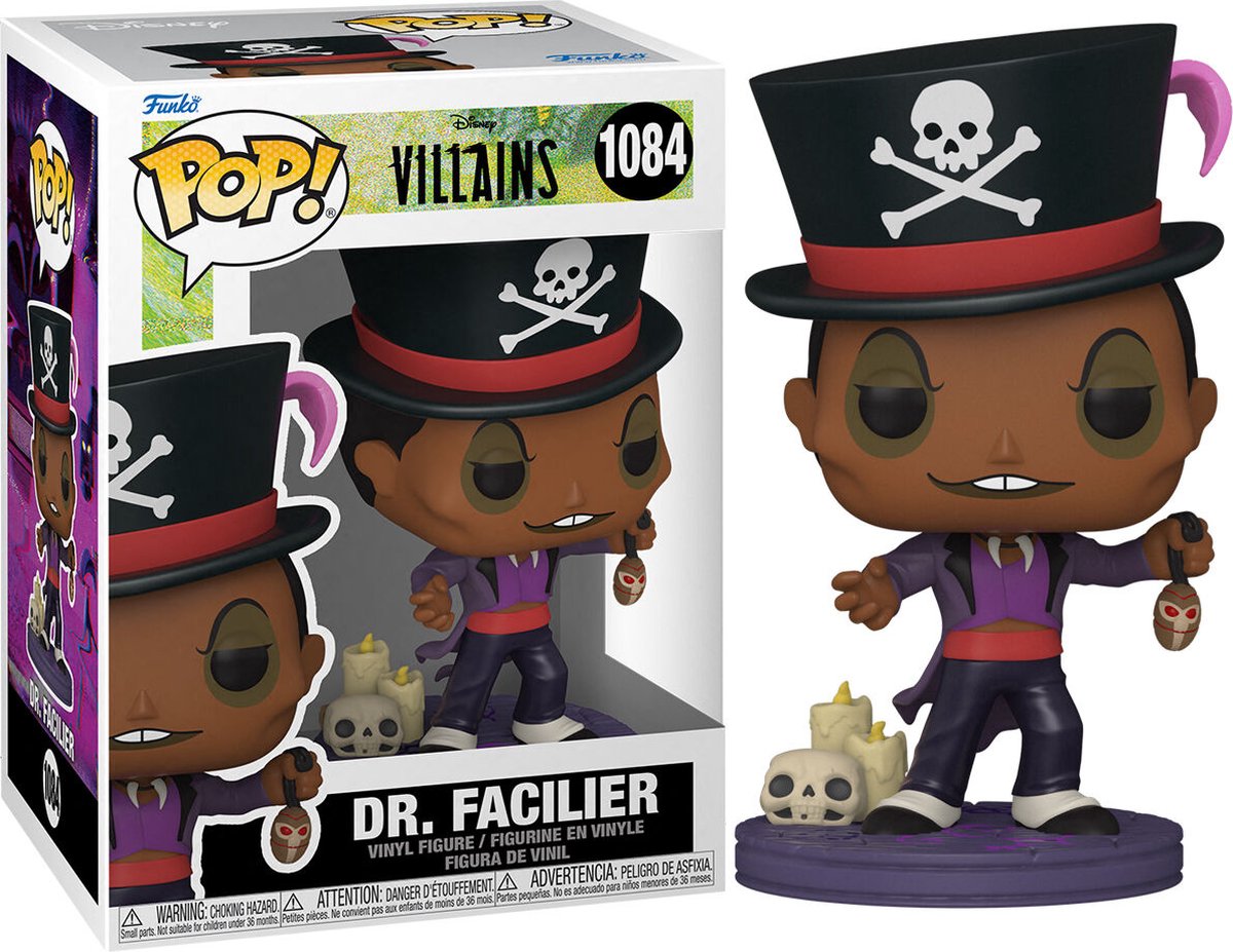 Funko la principessa e il ranocchio da collezione Disney Villains pop! facilitatore medico 9 cm multicolori