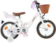 Bicicleta infantil Volare Blossom - niña - 14 pulgadas - blanca - dos frenos de mano