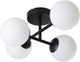 Lampada da soffitto Eglo castrovido - bagno - g9 - 47,5 cm - bianco e nero