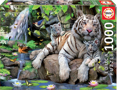 Educa - puzzle - tigres de bengala - 1000 piezas - rompecabezas