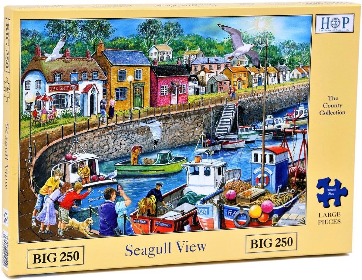 House of puzzles seagull view puzzle 250 xl pieces