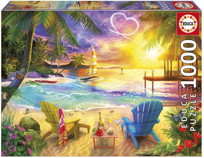 Educa - Love Beach - Puzzle - 1000 pezzi - Puzzle
