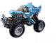 Sluban power bricks bigfoot blue juguetes de construcción para niños a partir de 6 años - juguetes de construcción modelo de construcción monster truck - caja de construcción con 273 bloques de construcción y 1 minifigura - m38-b1163