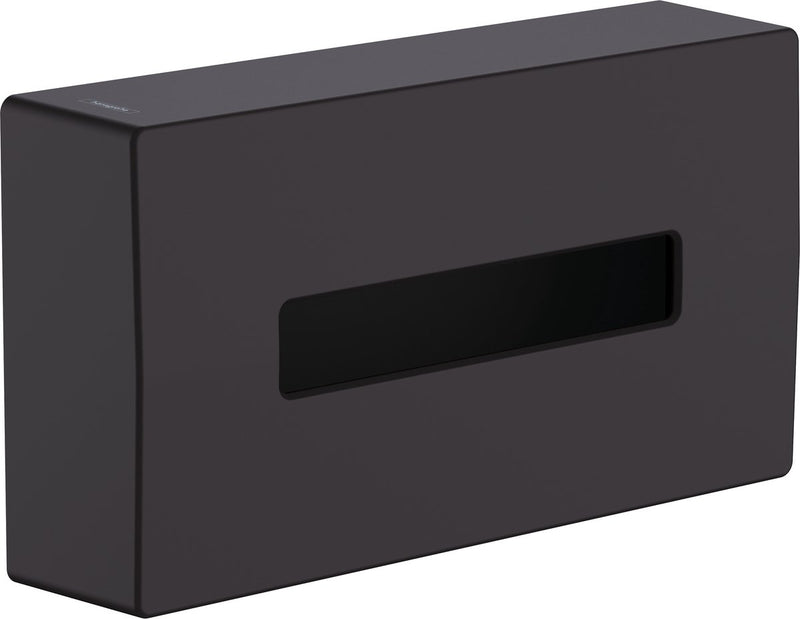 Scatola Hansgrohe Addstoris per salviette struccanti nero opaco