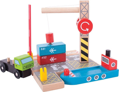 Bigjigs Wooden Rails Container Shipper