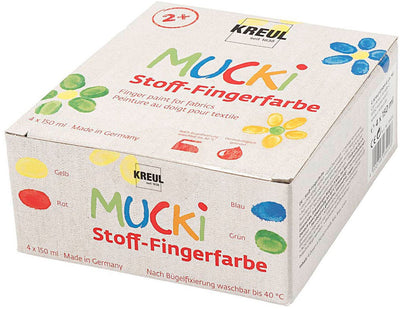 Mucki https: www.cchobby.nl muck-vingerverf-blauw-groen-rood-geel-4x150-ml-1-doos