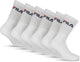 Fila tennis- sportsokken - maat 43 46 - 6 pack - wit