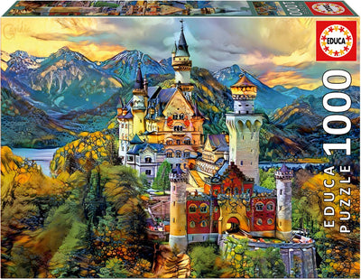 Educa - puzzle - 1000 pezzi - Castello di Neuschwanstein