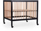 Caja Childhome park 97 con ruedas - regulable en 3 alturas - madera - negro natural - 98 x 78 x 82 cm