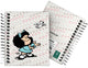 Mafalda schrift bird multicolour a7 100 lakens
