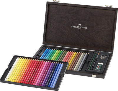Faber-castell matita colorata acquerello - albrecht durer - custodia in legno 48 pezzi - fc-117506