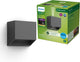 Lampada da parete Philips LED Philips Alix - LED ultra efficiente - lampada da esterno - 2x 4,3W - luce bianca calda; 2700k - antracite