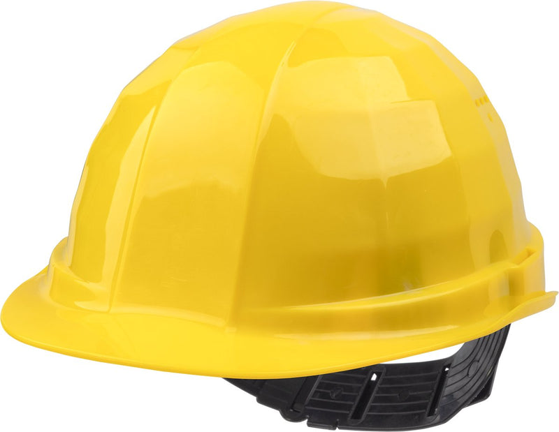 Wolfcraft - casco di sicurezza - giallo - casco da costruzione - casco da costruzione - 4966000