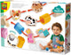 Ses creative - tiny talents - sensory kralen rijgen - boerderijdieren - sensorische speelgoed - motoriek - veilige ketting - vanaf 18 maanden