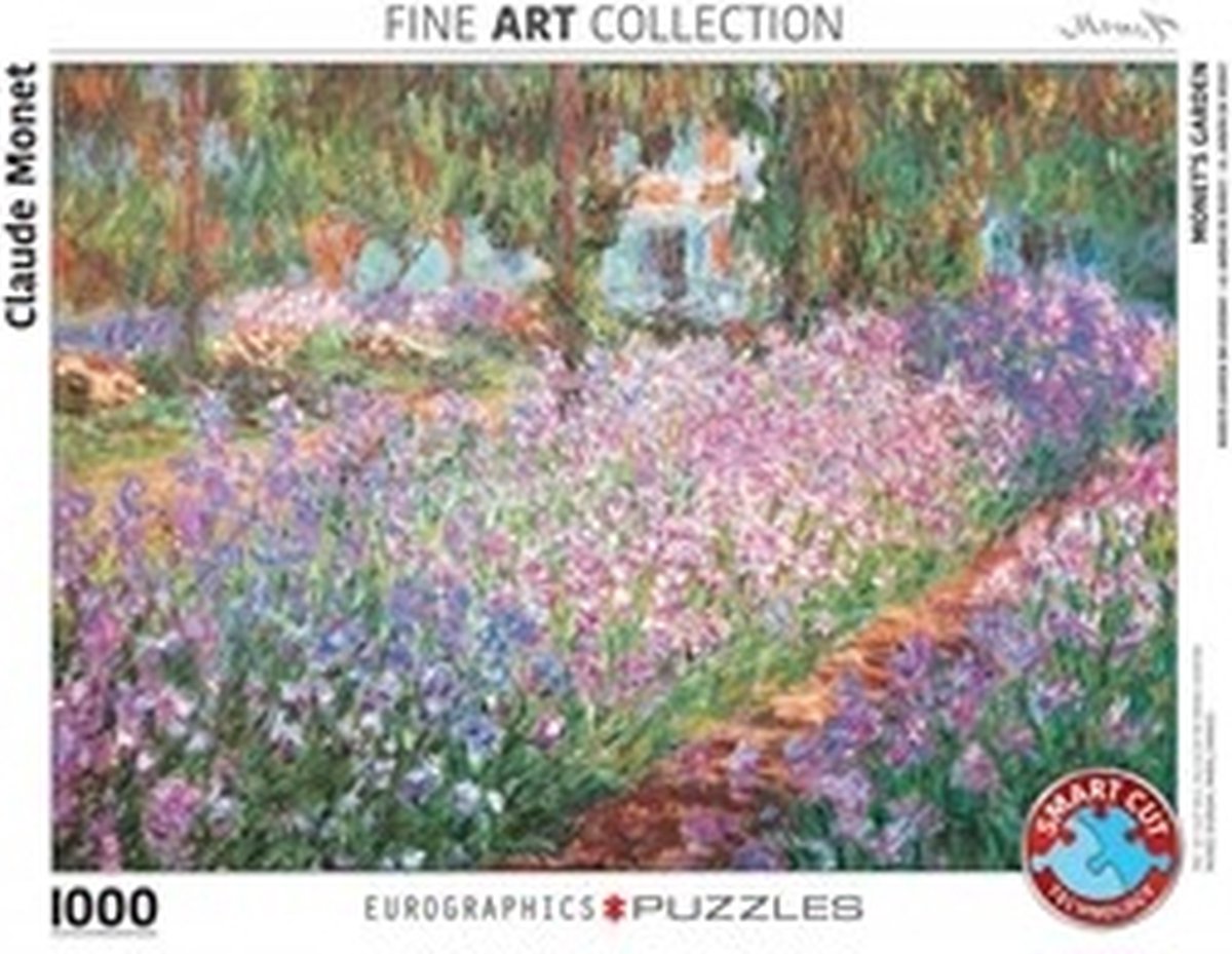 Eurographics - el jardín del artista en Giverny [le jardin de l'artiste à Giverny] - claude monet - 1000 piezas 68×48cm (w×h) - rompecabezas de bellas artes