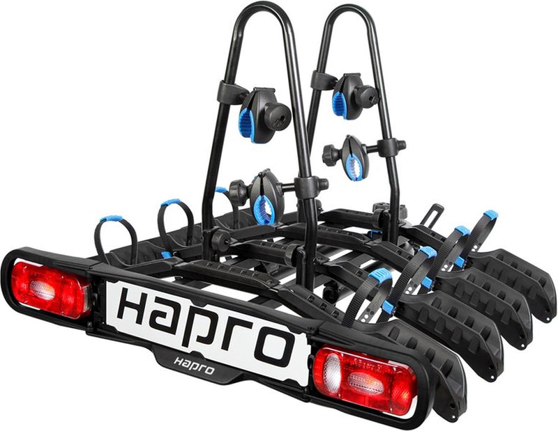 Hapro atlas active iv - portabicicletas - apto para 4 bicicletas - 13 pines