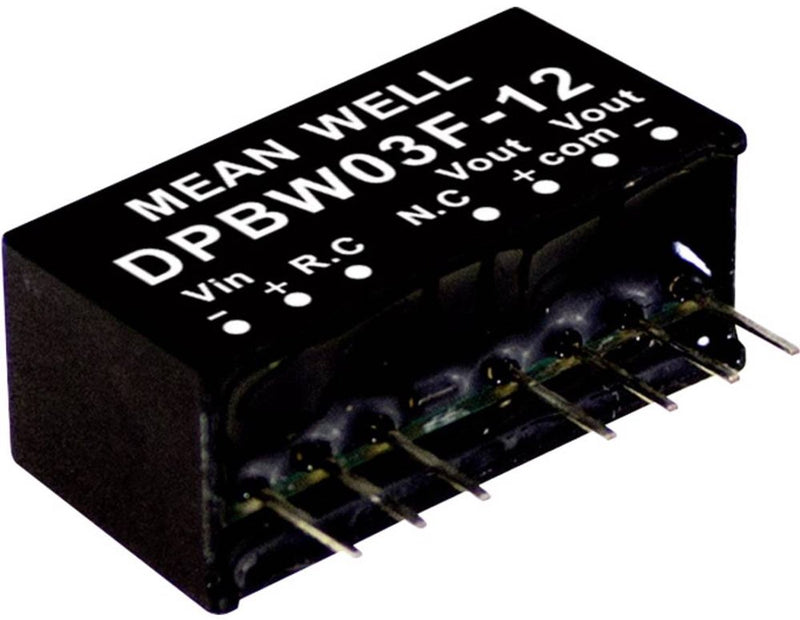 MW mean well dpbw03f-05 modulo convertitore DC 300 ma 3 w numero di uscite: 2 x contenuto 1 pezzo(i)