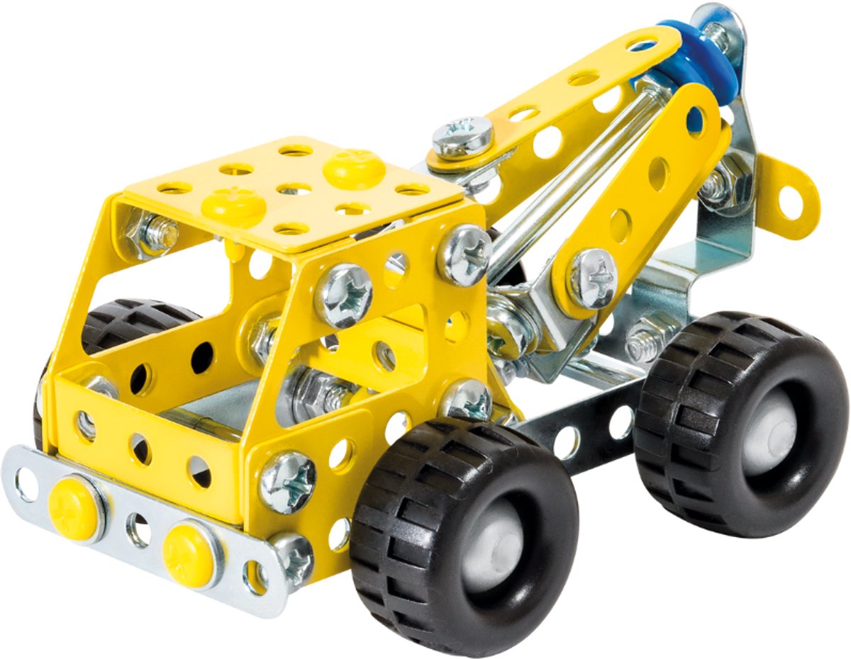 Caja de construcción Eitech ® – Juego de construcción mini hormigonera – 112 piezas – Kit de construcción de metal con herramientas – Juguetes de construcción – A partir de 6 años