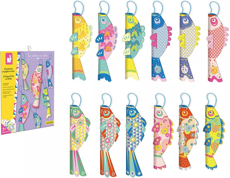 Janod - les ateliers du calme - kit de manualidades para doblar peces de papel