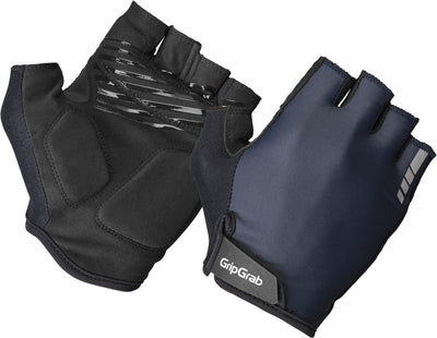 Gripgrab - guantes de ciclismo de verano con dedos cortos y acolchados para montar - unisex - azul marino