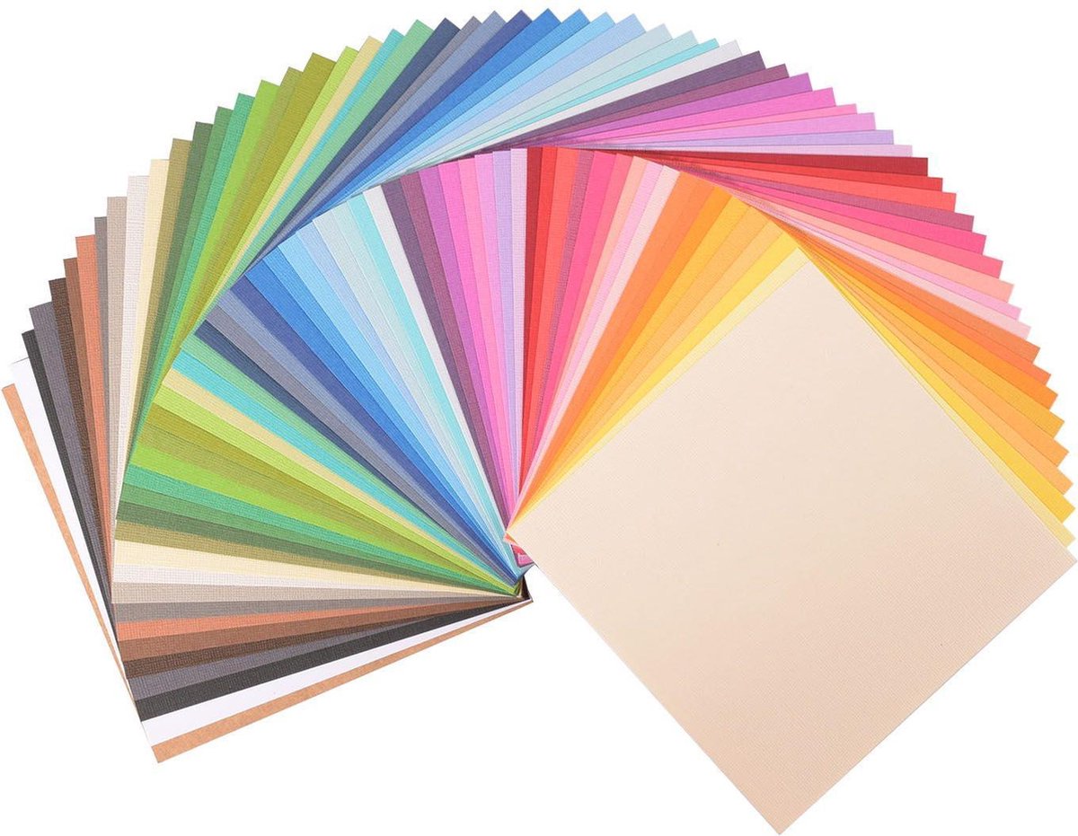 Cartoncino creativo Florence Vaessen, carta robusta 216 g, 15 x 15 cm - diversi colori