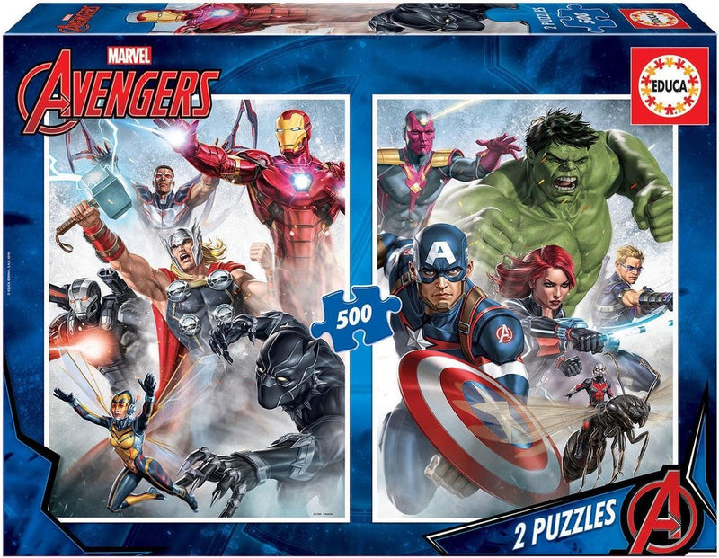 Marvel Mania - Puzzle 2 x 500 pezzi