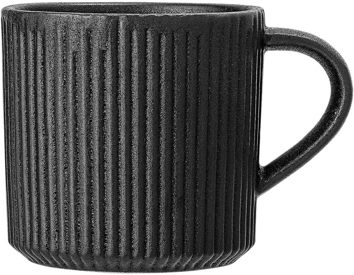 Bloomingville - tazza in gres neri - nero