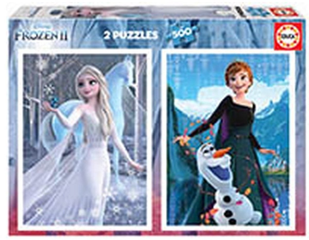 Educa frozen - 2 legpuzzels van 500 stukjes