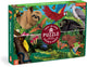 Puzzle bifacciale Mudpuppy - foresta pluviale dall'alto e dal basso - 55x42 cm - 100 pezzi - 6 anni
