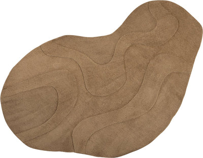 Tappeto Woood alya - poliestere - marrone - 1x170x240