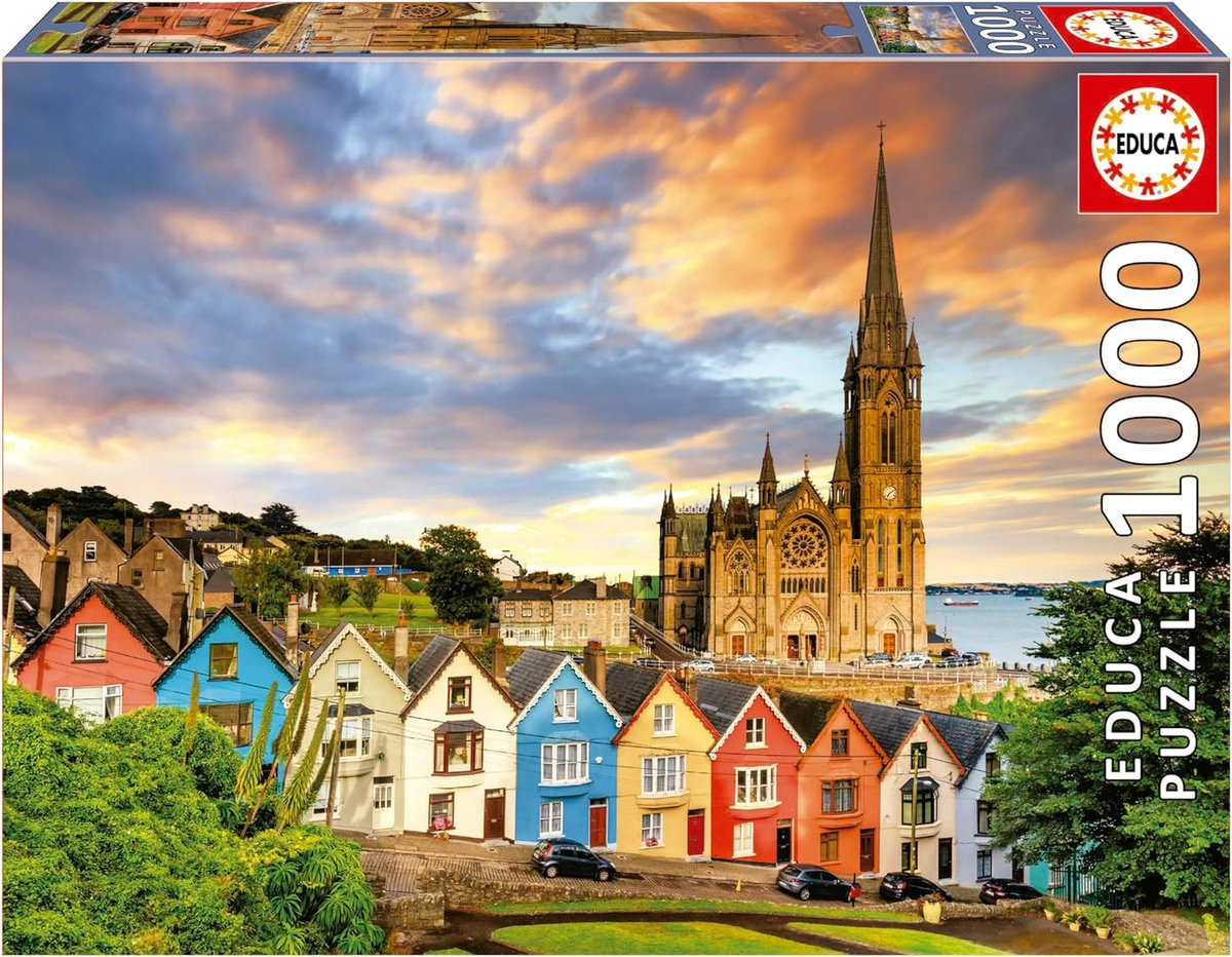 Educa - puzzel - 1000 stuks - ierland kathedraal de cobh