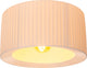 Lucide fold - lampada da soffitto (lampada da soffitto) - ø 40 cm - 1xe27 - bianco - japandi